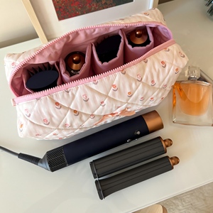 Bolsa Organizadora Acolchada de Algodón para Herramientas de Peinado <span class=keywords><strong>Dyson</strong></span> <span class=keywords><strong>Airwrap</strong></span>/Airstrait, Estuche de Viaje Floral, Regalo para el Día de la Madre - Product Image 4