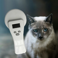 Lector de Microchip RFID para Animales ISO11784/85 134.2khz FDX-b, Lector de Etiquetas Auriculares para Animales, Escáner HDX