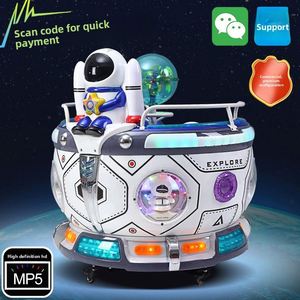 Cápsula Espacial Interestelar MP5, Coche Eléctrico Giratorio de Doble Asiento para Padres e Hijos, Operado con Monedas, con Plato Giratorio para Café y Función de Balanceo - Product Image 2