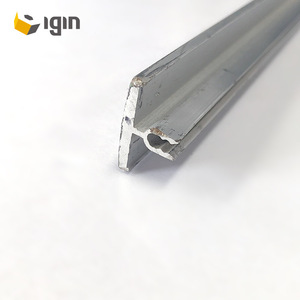 โปรไฟล์อะลูมิเนียม Igin 10 มม. รุ่น JXG-014 ตัวหนีบกระจกความหนาแน่นสูงสำหรับฉากกั้นสำนักงาน - Product Image 1