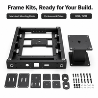 Rangka Robot Kustom AGV Chassis Fabrikasi Baja Dilas Rangka Mesin Robot Produsen Suku Cadang Logam OEM