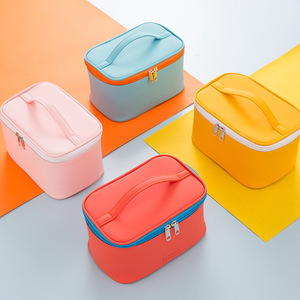 Toiletries Bag Rectangle Portable Makeup <b>Storage</b> For Travel Bedroom Use - Product Image 1