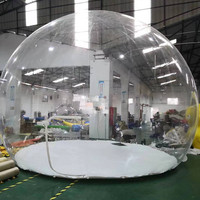 Nouvelle tente bulle transparente, dôme imperméable, pompe à air, location de fête, événement, tente bulle gonflable, fête silencieuse, dôme bulle