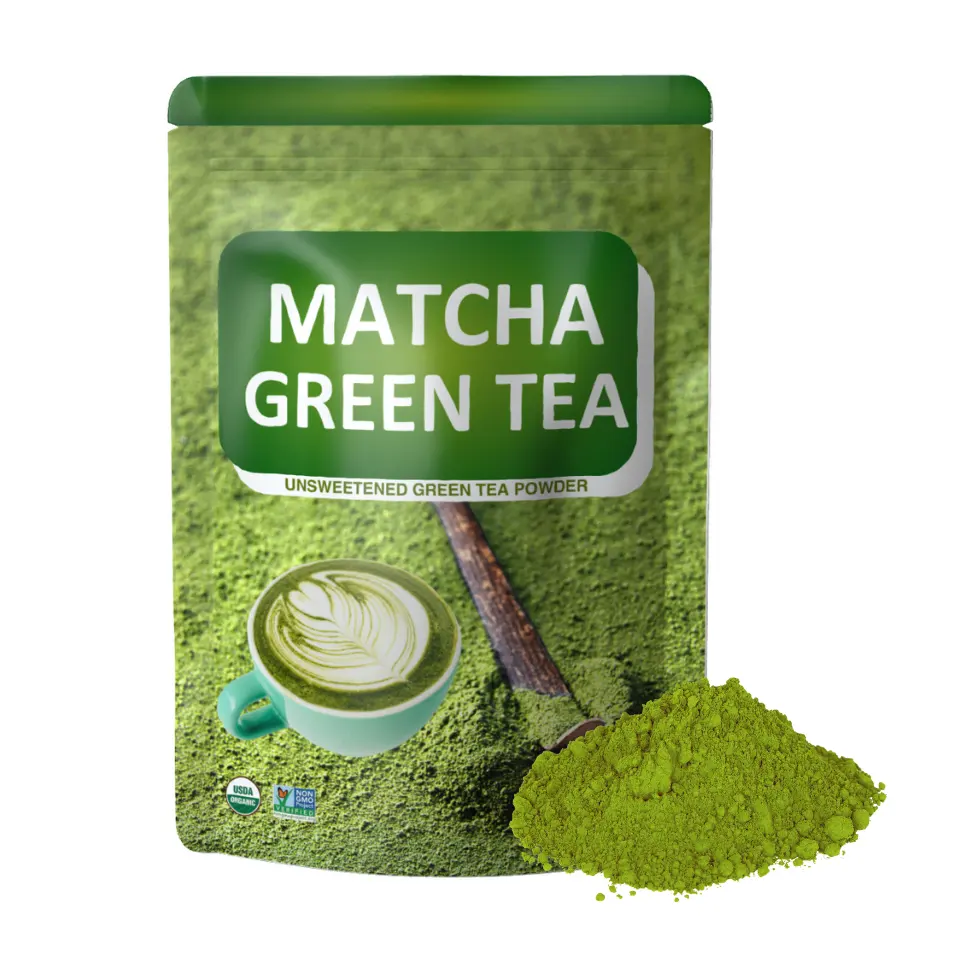 Alta qualidade orgânica 100% puro matcha pó chá verde para emagrecer