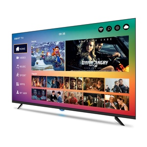Téléviseur FEO sans Bords 55 65 70 75 80 85 98 100 Pouces Android 4K 8K Ultra HD <span class=keywords><strong>Bluetooth</strong></span> Wifi Smart TV Mini LED - Product Image 1