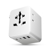 Adaptateur de voyage universel international de haute qualité 17W et prise EU/UK, adaptateur de voyage universel du fabricant