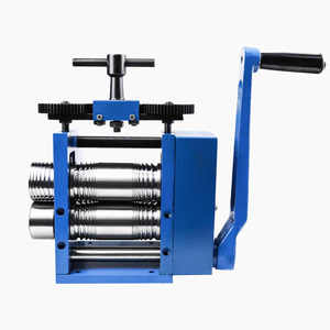 Herramienta para Hacer Joyería, Rodillo Manual para Alambre <span class=keywords><strong>de</strong></span> Oro y Plata, <span class=keywords><strong>Prensa</strong></span> <span class=keywords><strong>de</strong></span> Alambre con Patrón Semicircular - Product Image 1