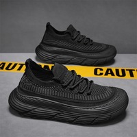 Nouvelles baskets décontractées d'été pour hommes, chaussures de sport à semelle épaisse de haute qualité, chaussures respirantes en maille, chaussures de course pour hommes en plein air