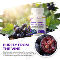 AegleWell Huile de pépins de groseille noire en gélules 60 unités 40mg GLA Soutien pour les yeux, la peau, les cheveux et le bien-être cérébral Complément alimentaire