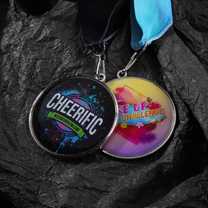 Souvenir couleur Spray époxy Cheerific Fiesta médailles métal mexicain Pickleball médaille prix médailles d'or et trophées avec boîte-cadeau - Product Image 5