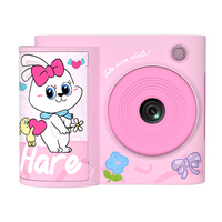 Appareil photo instantané pour enfants avec capteur CMOS, double objectif, minuterie et prise de vue en continu, vidéo Full HD grand angle