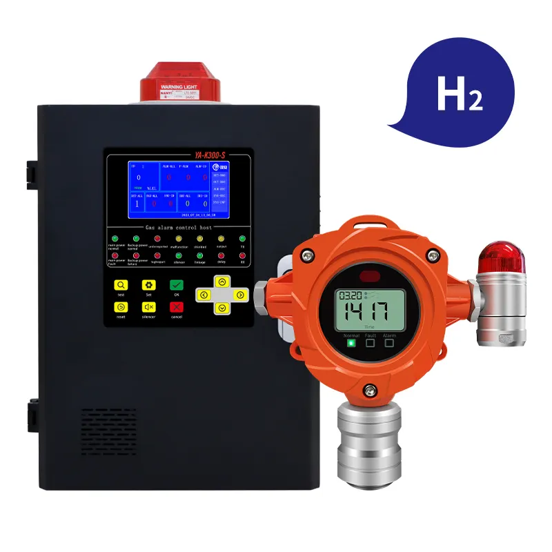 Rekabetçi fiyat ile 0-100ppm YA-D400 sıcak ürün hidrojen H2 gaz sensörü sabit gaz kaçak dedektörü