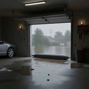 Sac de protection contre les inondations 1,4 x 2,7 pieds, réutilisable, en nylon, pour la protection des portes de garage et des sous-sols, absorbant l'eau, sans sable, modèle D0100XFPFMV - Product Image 3