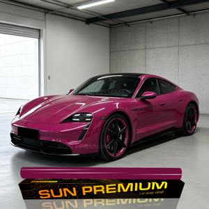 Vinilo para Rotulación de Autos Rojo Rubí Starlight, Tono Rojo Intenso con Brillo Cristalizado, Acabado Brillante, Lujoso y Apasionante para Autos Deportivos - Product Image 1