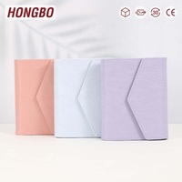 Hongbo Best Seller – Couverture de carnet A6 en cuir Saffiano Epi 23 couleurs avec anneau doré, insert de classeur esthétique et motif de sac prêt à l'emploi