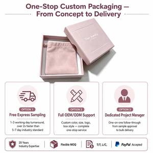Scatola per Gioielli Personalizzabile all'Ingrosso, Ecologica, in Carta Rosa per Ragazze, Confezione da Viaggio per Anelli, Scatola Regalo per Gioielli Personalizzata - Product Image 3