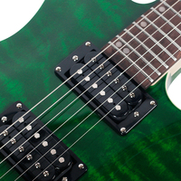 Guitarra Eléctrica de Alta Calidad Marca Bullfighter Modelo Water Ripple ST - Guitarra Eléctrica de 6 Cuerdas Compatible con OEM