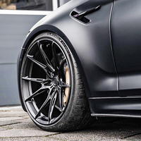 Jantes en alliage concaves profondes personnalisées noires 19 20 21 22 24 26 pouces, roues forgées pour BMW M3M4 G80F80G82F82 Audi RS 3 8Y8V