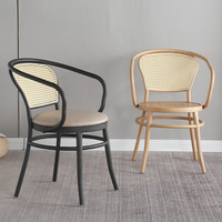 Nouvelle Chaise de Salle à Manger Rétro 2026 avec Accoudoirs, Chaise de Restaurant et Mobilier Domestique