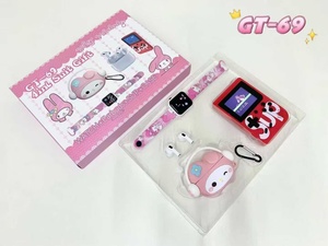 Nuova Uscita: Set Regalo Elettronico 4-in-1 a Tema My Melody (Orologio + Auricolari + Console di Gioco + Custodia per Auricolari) - Product Image 2