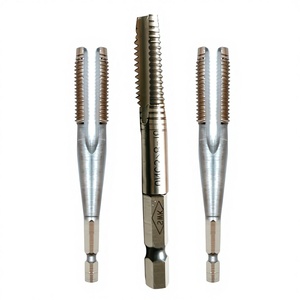 Maschio per filettatura pneumatico esagonale a scanalatura dritta completamente rettificato, misure filettatura M4-M12 - Product Image 1