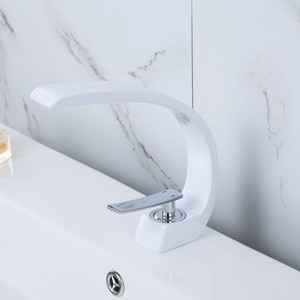 Modern Chrome Brass Single-Handle Deck-Mounted Hall Basin Ceramic Core <strong>Hot</strong>/Cold Water <strong>Metered</strong> <strong>Flow</strong> Single-Hole Installation - Product Image 6