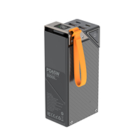 Budi Power Banks Portables Station d'Énergie Solaire Anker 65w 30000mah Batterie Li-polymère de Haute Qualité Affichage LED Power Bank USB C