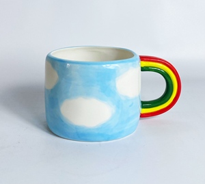 Tazas de café de cerámica pintadas a mano personalizables, diseños artísticos únicos, perfectas para el uso diario doméstico, reuniones de fiesta y regalos - Product Image 4