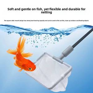 Kit <span class=keywords><strong>de</strong></span> nettoyage d'aquarium 5-en-1 à long manche avec épuisette et grattoir à algues pour l'espace du salon - Product Image 5