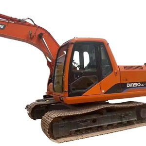 Prix bon marché d'usine a utilisé l'excavatrice originale de chenille de DOOSAN DH150LC-7 15 tonnes avec la haute performance de capacité de travail de ficelle en vente - Product Image 1