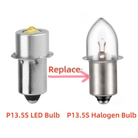 Ampoule LED miniature de remplacement BA9S E10 P13.5S 3V 4-12V 6-24V pour lampe torche LED et éclairage de travail