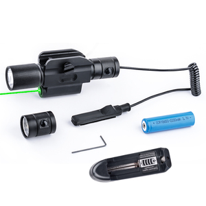 Mạnh Mẽ Chiến Thuật Đèn Pin Lạnh Ánh Sáng Trắng Ngọn Đuốc Chiến Thuật 3 Mức Độ Sáng Và Nhấp Nháy Chế Độ Laser Cắm Trại Đèn Cho Săn Bắn - Product Image 5