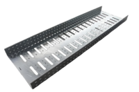 Cannelle de câblage perforée en acier inoxydable de haute qualité pour la construction industrielle, idéale pour une gestion optimale des câbles.