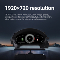 Tableau de bord numérique universel Carplay pour voiture, groupe d'instruments numériques pour Porsche Macan 14-25