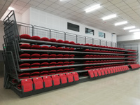 Sièges de tribune rétractables et pliables pour stades, adaptés aux salles de basketball et aux théâtres, remis à neuf et durables