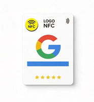 Tarjeta NFC Personalizada de 13.56MHz, Compatible con NTAG213, Tarjeta Inteligente de PVC con Logotipo, OEM, ODM, Venta al Por Mayor para Membresía y Reseñas de Google