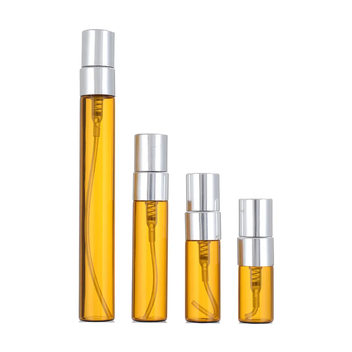 1 ml 2 ml 3 ml 5 ml 10 ml mini size refillable sample perfume oil test aluminum pump sprayer atomizer tester bottle