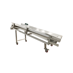 Kommerzielle automatische <span class=keywords><strong>PVC</strong></span>-Förderband maschine aus Edelstahl mit Lebensmittel qualität - Product Image 1