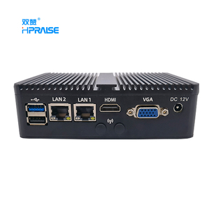 Miniordenador sin ventilador J1900, 2 RS232, 6 USB, industrial - Product Image 2