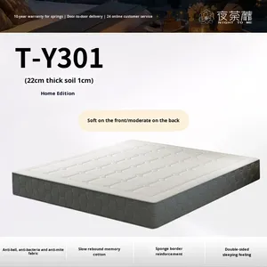 Five-Star Hotel 28cm Thick Mattress Soft <b>Cushion</b> Modern Simple Design Independent Pocket Spring <b>Memory</b> <b>Foam</b> Bedroom Dual T-Y301 - Product Image 6