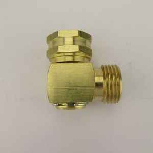Raccord coudé pivotant à 90 degrés en laiton massif pour <span class=keywords><strong>tuyau</strong></span> d'arrosage Protecteur de <span class=keywords><strong>tuyau</strong></span> d'arrosage - Product Image 1