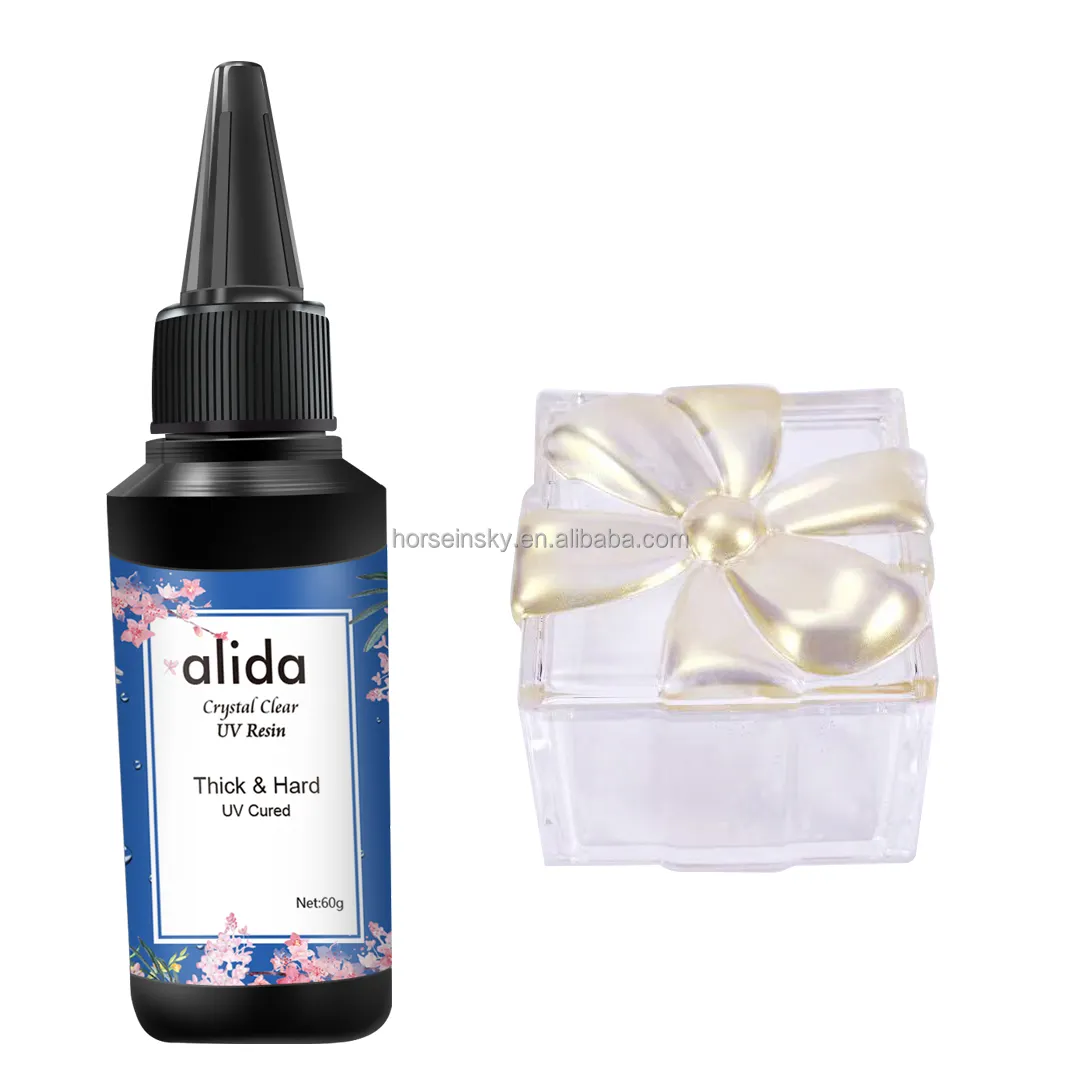 Alida מפעל מחיר שקיפות UV תכשיטי שרף פחות בועה UV Led ריפוי שרף
