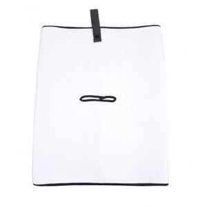 Microfiber Waffle Weave, Quick Dry Absorbent <b>Towel</b> With Center Hole for Golf Club Cleaning - Product Image 2