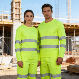EN20471 Uniforme da Lavoro ad Alta Visibilità, Abbigliamento Industriale per Costruzioni, Meccanici, Elettricisti, Minatori, Operai del Carbone, Camicie Hi-Vis - Product Image 1