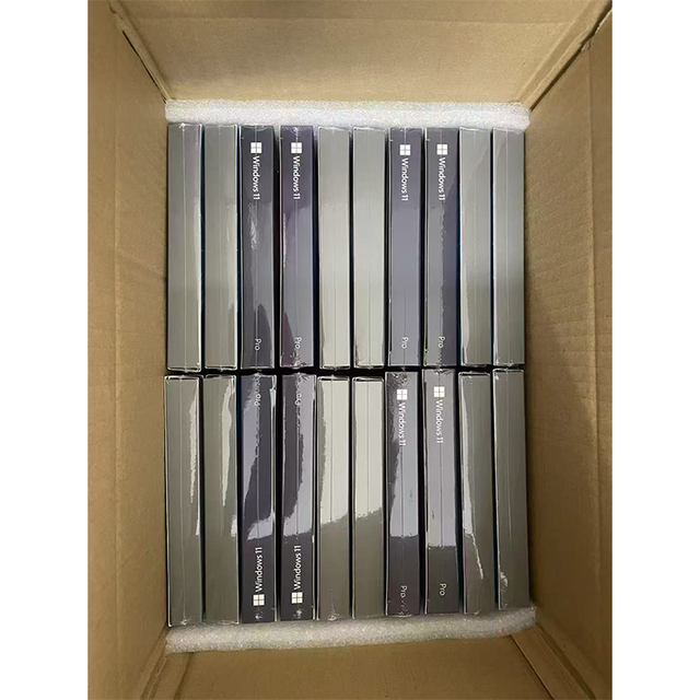 Multilingual English Korean Japanese Russian FPP Box Win 11 Pro USB Package Retail License Online Activation Win 1 Professional