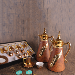 Ensemble de cafetière isotherme de style arabe, sous vide, doré, Royal, Design rétro, salle à manger, maison - Product Image 5