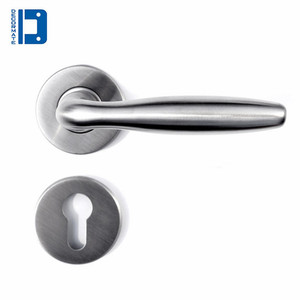 Juego de Manijas de Liberación de Emergencia con Perforación Europea de Acero Inoxidable, Palanca de Puerta de Madera Sólida de Alta Resistencia para Hotel, Oficina, Casa - Product Image 4