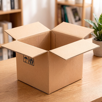 Caja de Envío Corrugada Resistente, Embalaje de Cartón, Tamaño Personalizado OEM para Logística de Comercio Electrónico, Almacenamiento y Entrega