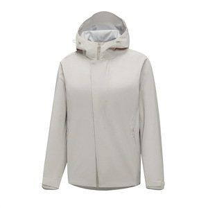 Men's Hooded <b>Waterproof</b> <b>Jacket</b> With Printing Custom Logo For Outdoor Use - Product Image 2