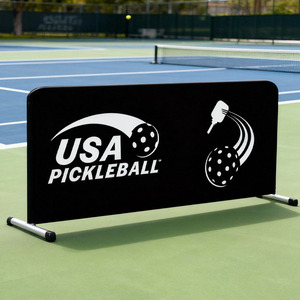 Barrera Portátil Ajustable para Cancha de <span class=keywords><strong>Ping</strong></span> Pong, Impresión Personalizada a Doble Cara, Diseño de Marco de Tubo de Plástico Resistente de 25 mm - Product Image 6